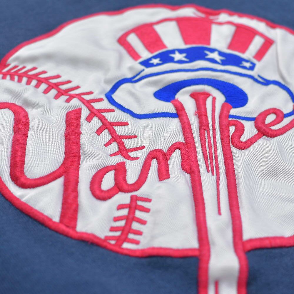 90s USA製 NUTMEG ナツメグ MLB ニューヨークヤンキース サテン