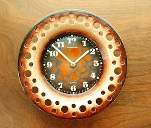 ドイツ製 DUGENA 陶器フレーム 壁時計 ドゥゲナ 電池式 ヴィンテージ 壁掛け時計 アンティーク キッチンクロック ig1549