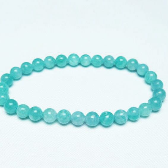 アマゾナイト ブレスレット 6mm 一点物 メール便可 [M便 1/10] 111-47730
