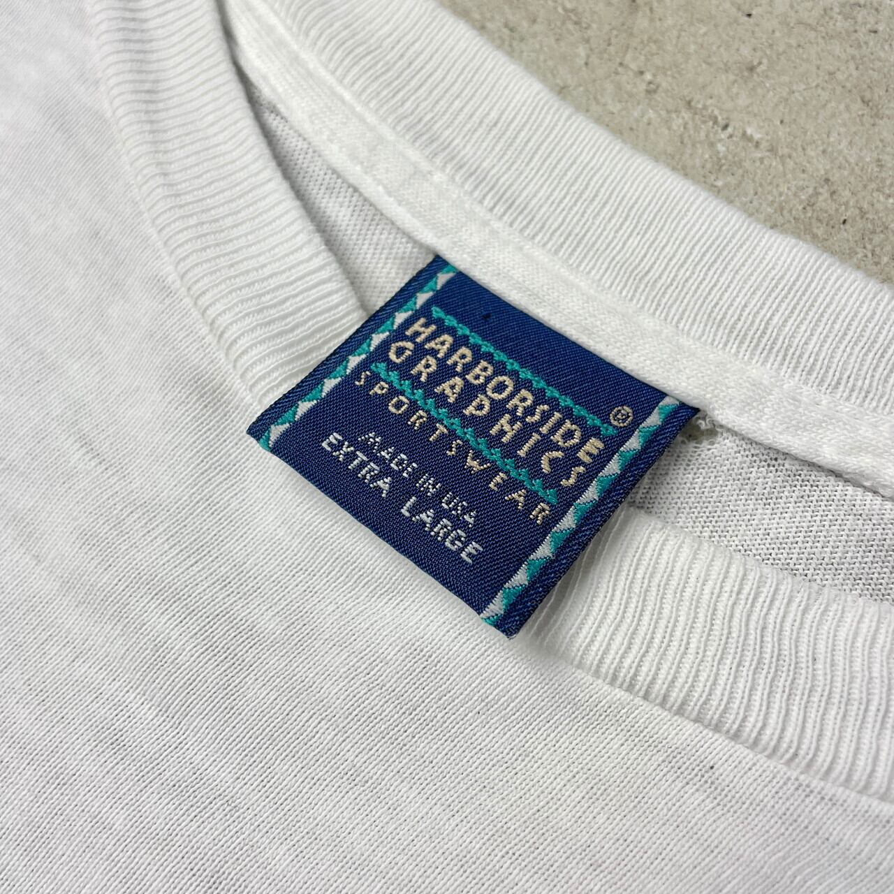 90年代 USA製 フラワー 蝶 アート プリント Tシャツ メンズXL 古着 90s