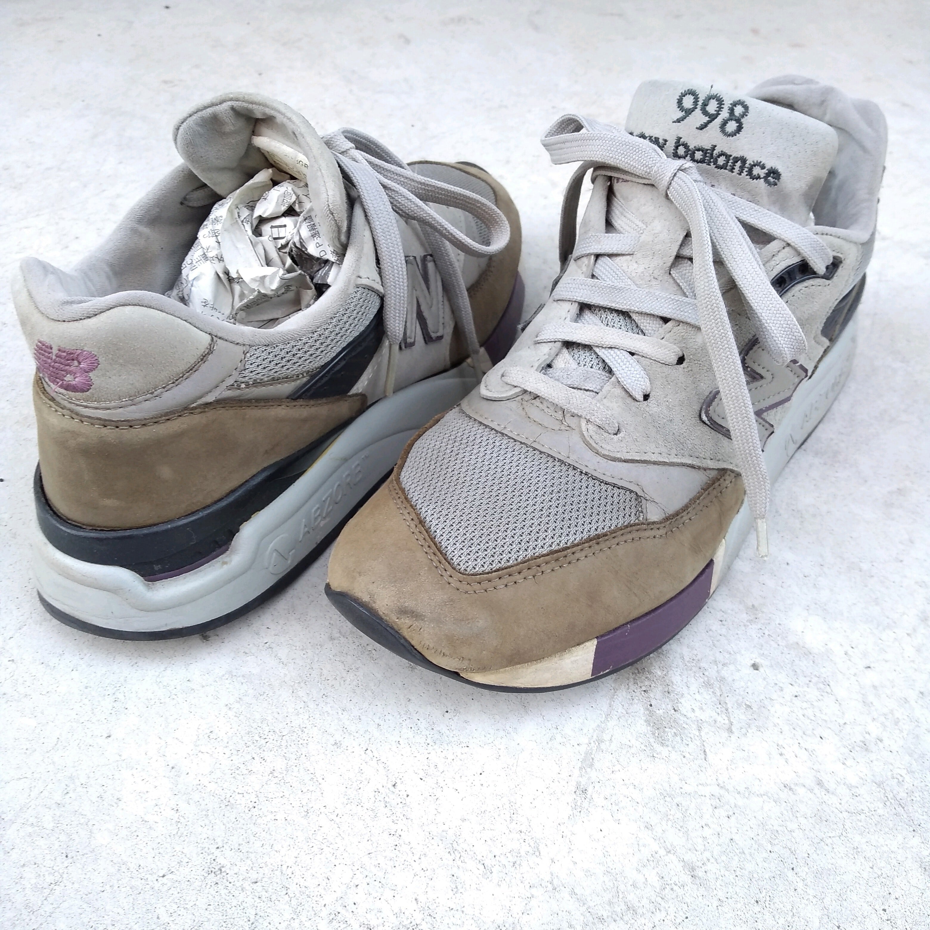 USA製】NB/ニューバランスNew Balance/M998GRB/アブゾーブ/ABZORB