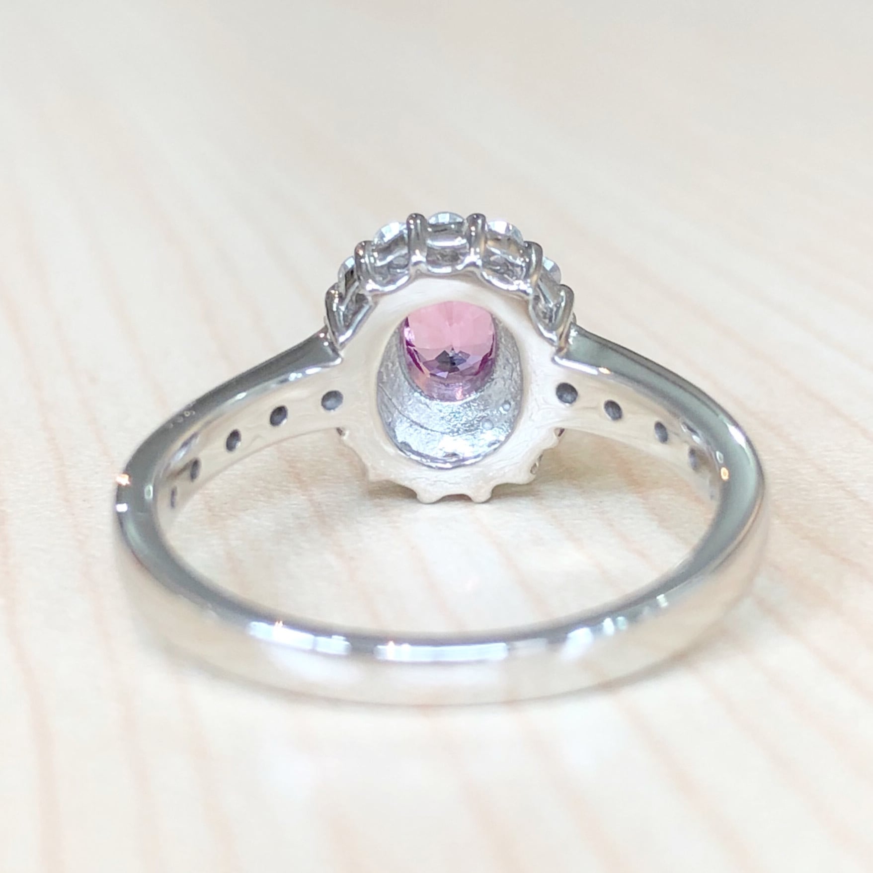 ✨希少✨レア❣️パパラチアサファイア！ダイヤ Pt900 プラチナ リング