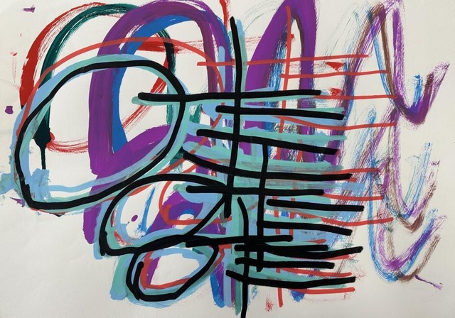 【『山と湖』vol.04 】№5 中内田幸大「まる」（額代込み）