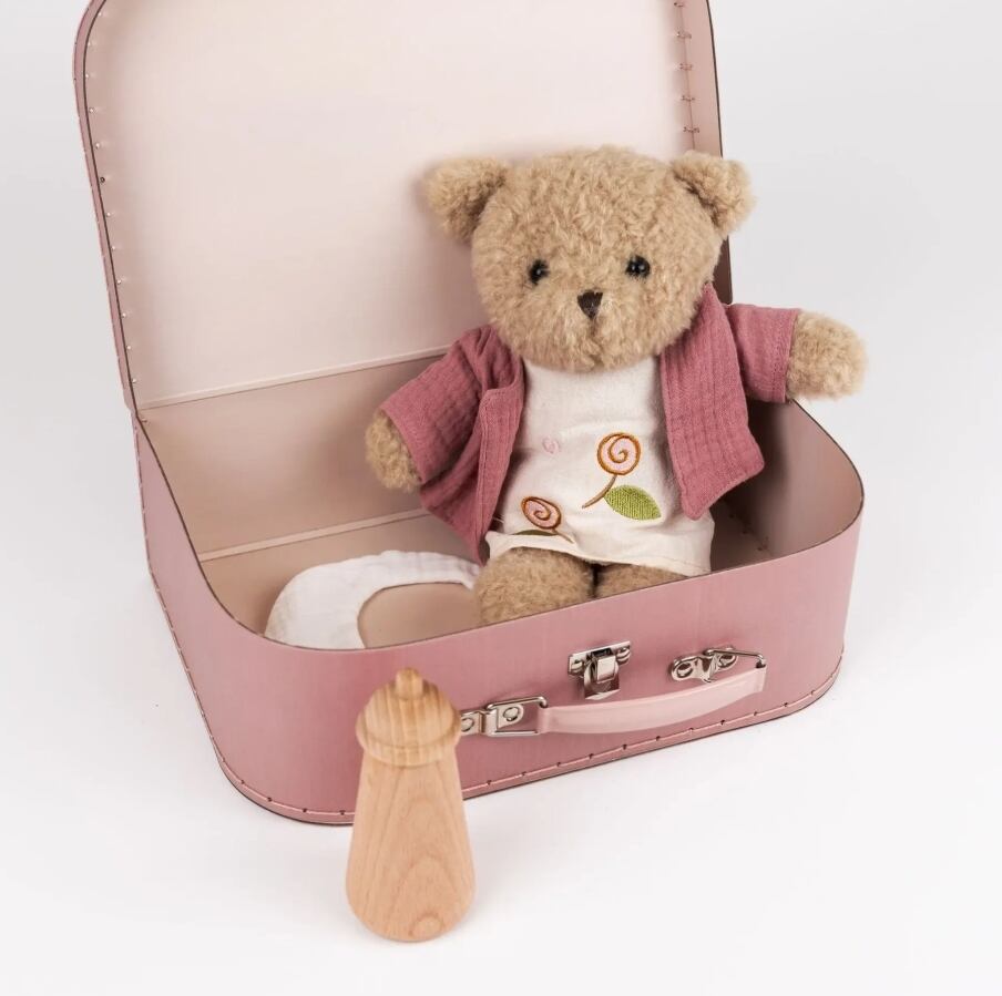 Egmont Toys エグモントトイズ | お着換えモリセット in ペーパートランク モリス Morrissette with clothes in a case EGM700099