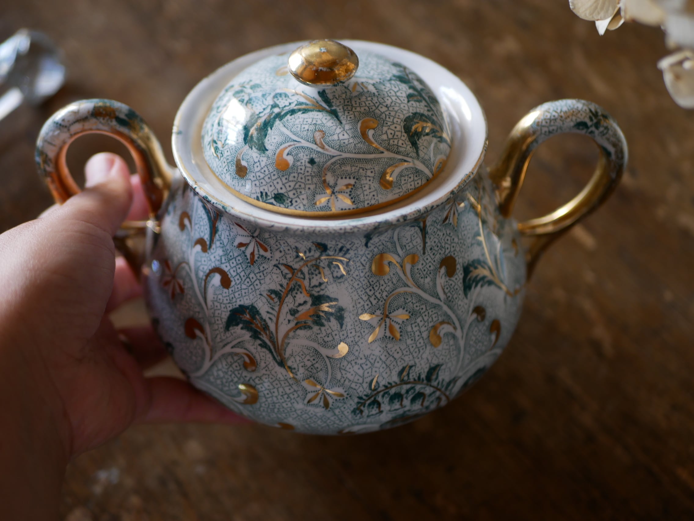 専用　フランスアンティーク　クレイユ&モントロー　シュクリエ Creil&Montereau クレイユモントロー クレイユエモントロー