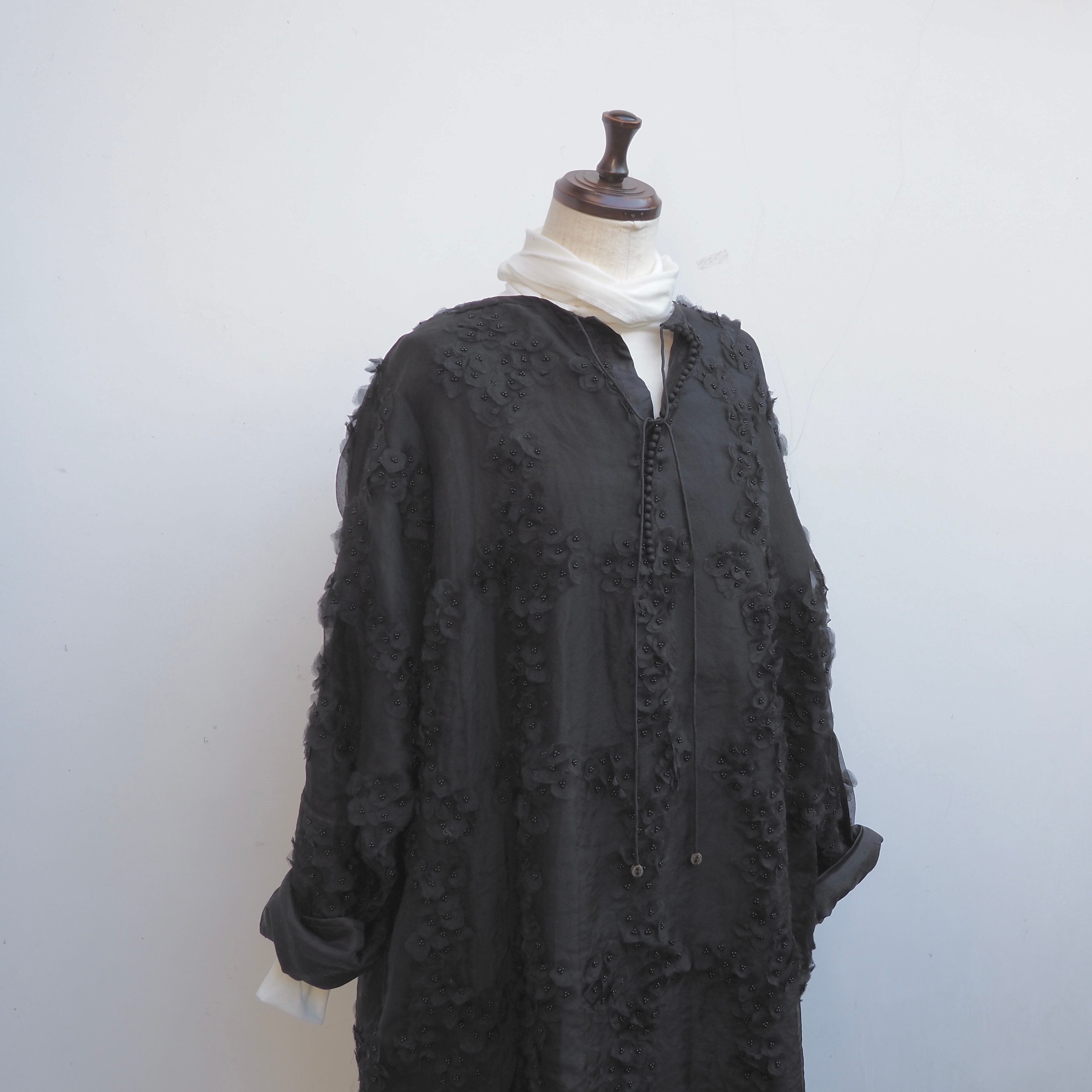 BUNON/Flower Layered SilkTunic/シルクチュニック