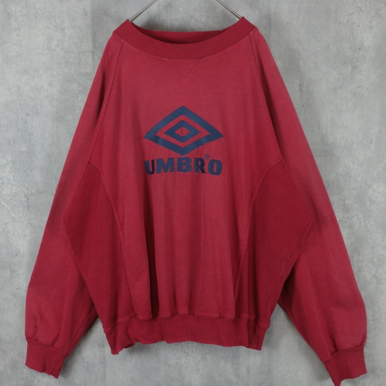 umbro アンブロ スウェット 90s 両面デカロゴ プルオーバー 青タグ 