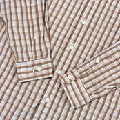 Aquascutum アクアスキュータム チェック柄 長袖シャツ M/メンズ