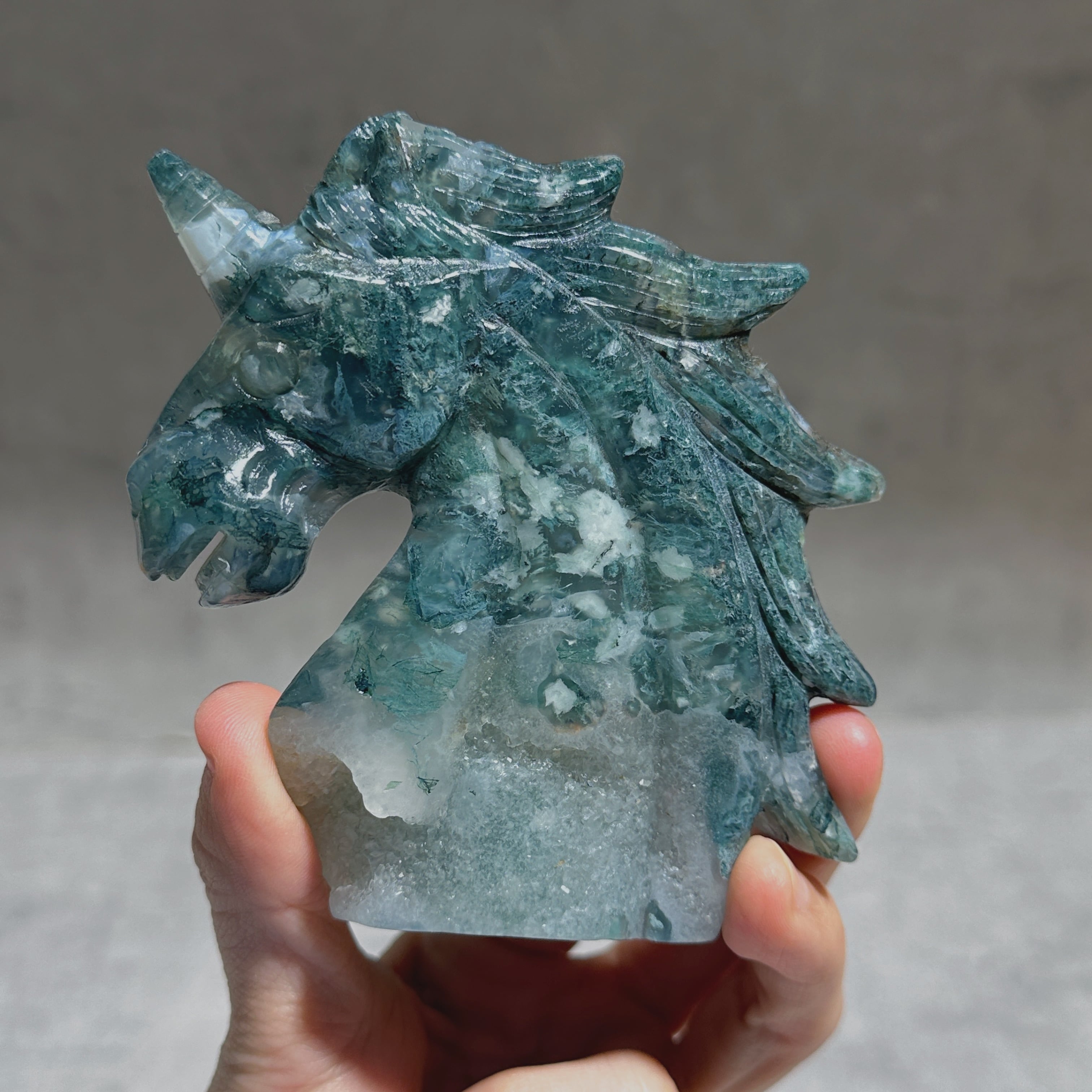 モスアゲート ユニコーン01◇ Moss Agate ◇天然石・鉱物