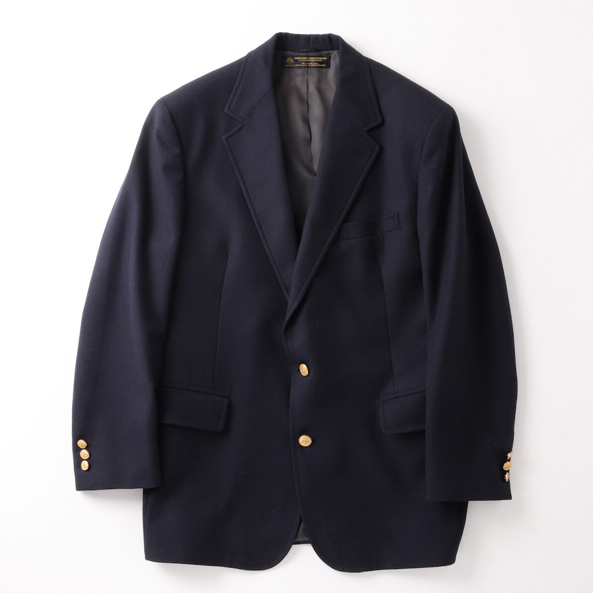 極美品】BROOKS BROTHERS wool Navy blazer made in USA 70s vintage