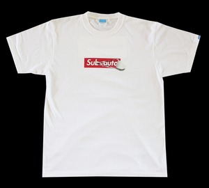 Sub×Kicks/auto PEELOFF BOLOGO S/S TEE【WHITE】