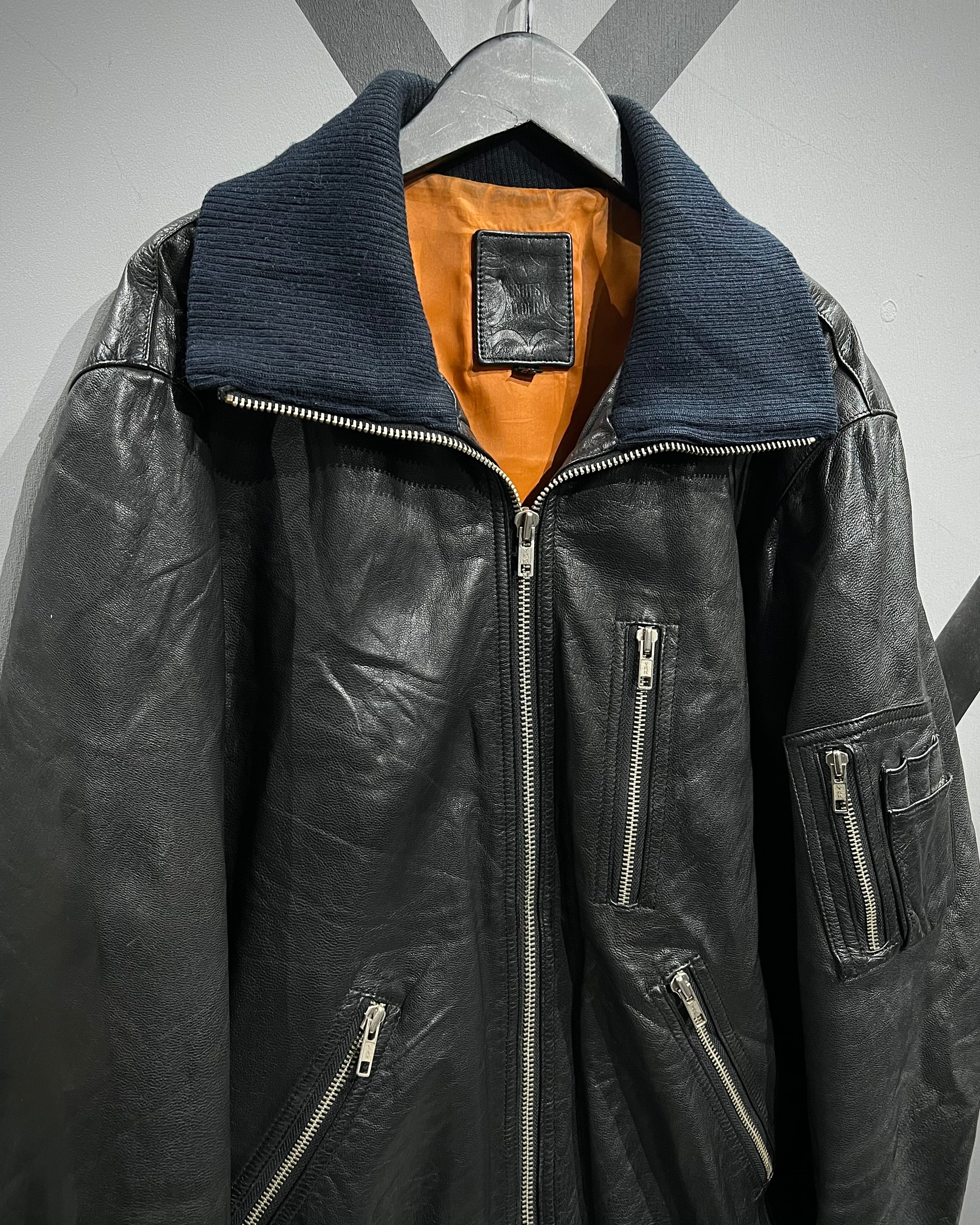 X VINTAGE】German Army Vintage Leather Flight Jacket | Caka(カカ