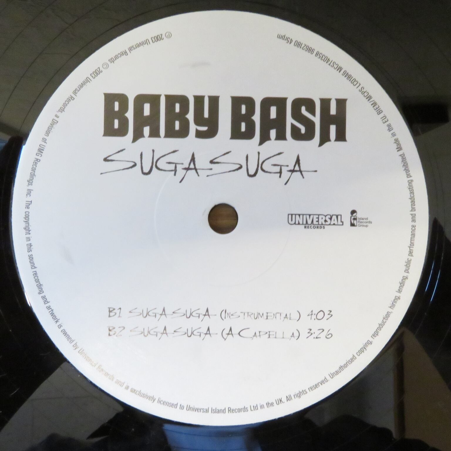Baby Bash / Suga Suga [MCST 40358] - 画像4