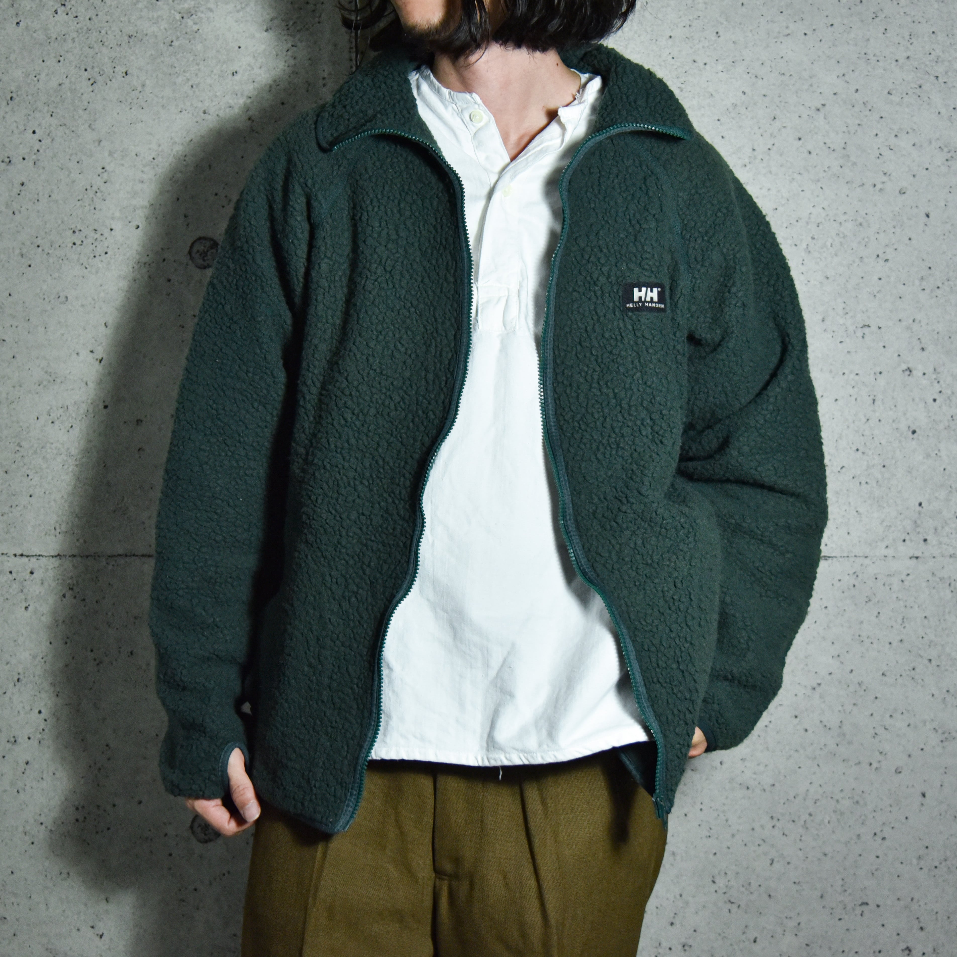 Dutch Army HELLY HANSEN Wool Fleece Jacket NATO オランダ軍 ヘリー ...