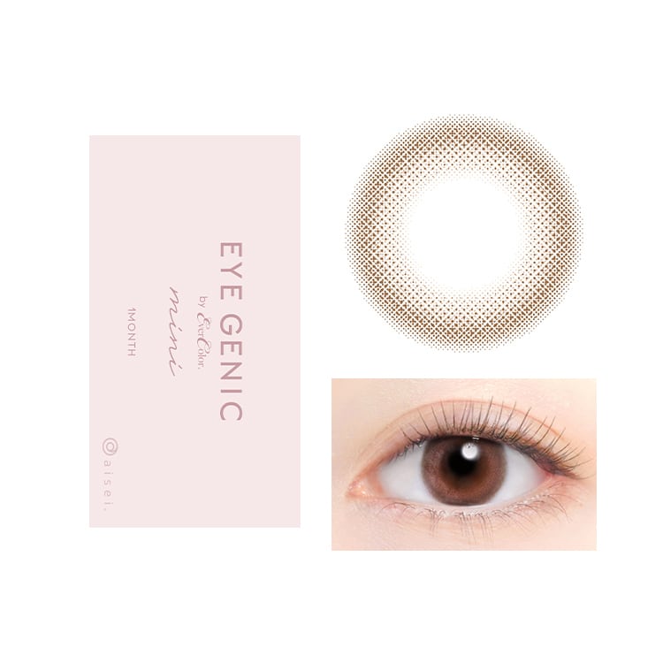 アイジェニックbyエバーカラー【NM01.ピュアモア】1箱1枚入り 1month