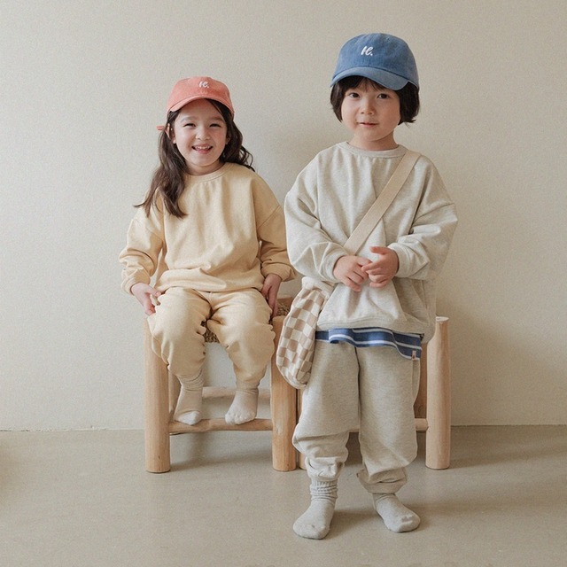 【BABY&KID】2025新作　無地セットアップ