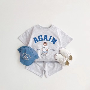 【BABY&KID】AGAINベアセットアップ