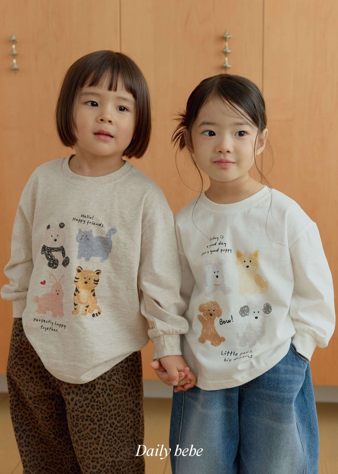 【取寄】Dailybebe スケッチブックTシャツ｜秋服｜韓国子供服｜26/AT