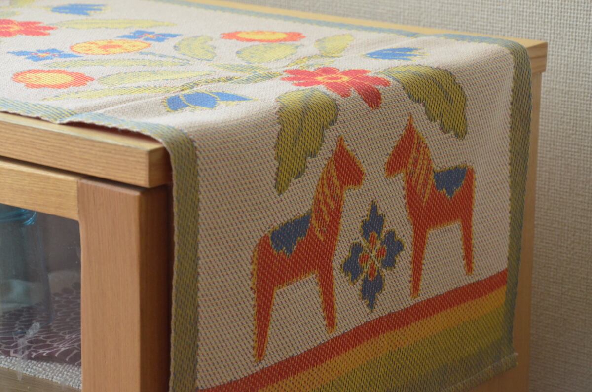 Ekelund テーブルランナー 35×120 〈KURBITSBLOM〉