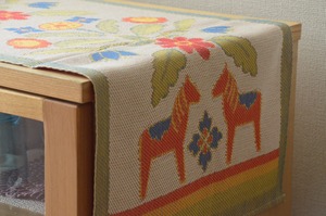 Ekelund テーブルランナー 35×120 〈KURBITSBLOM〉