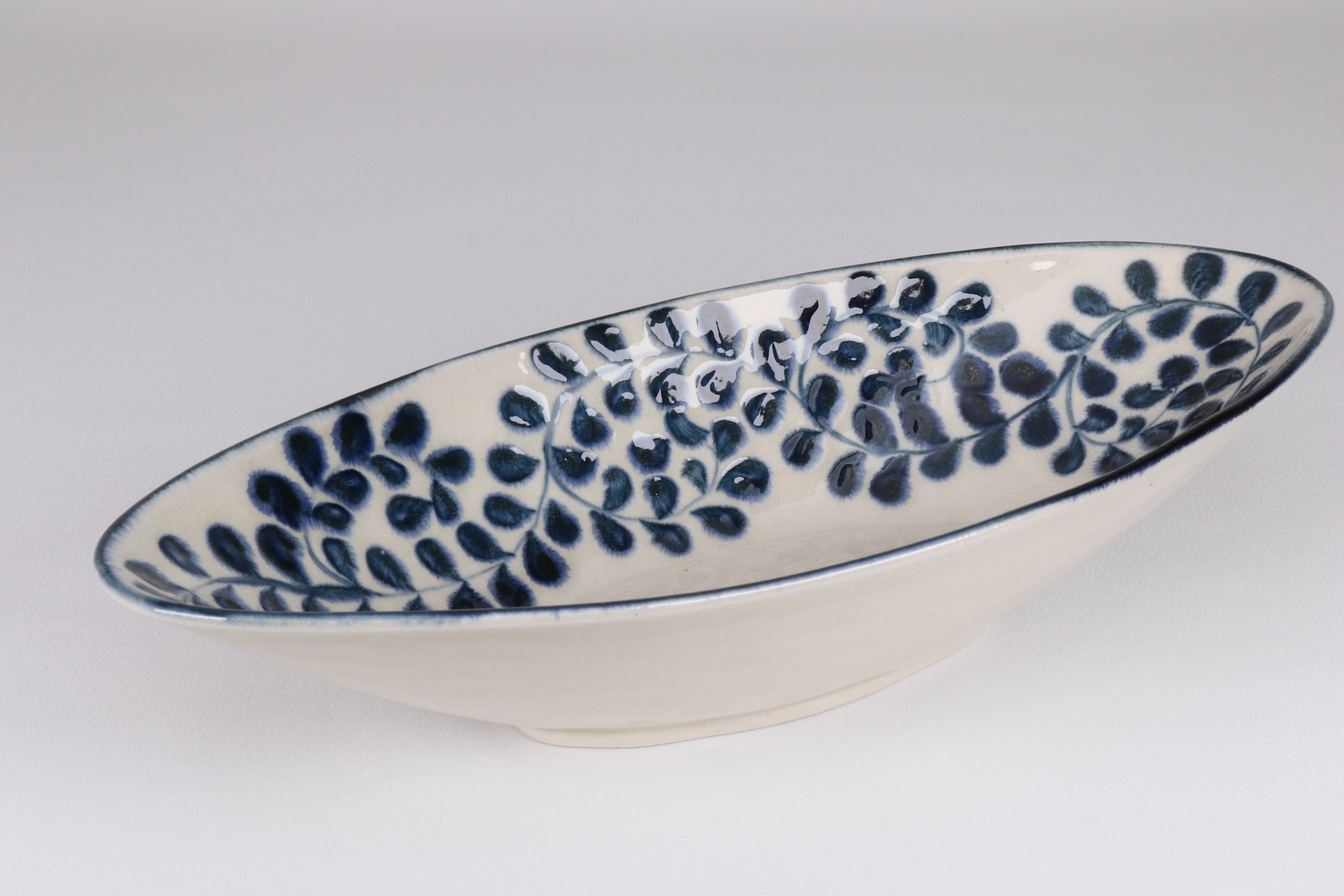 安南 ボートディッシュ タコ唐草【B級品 特価】