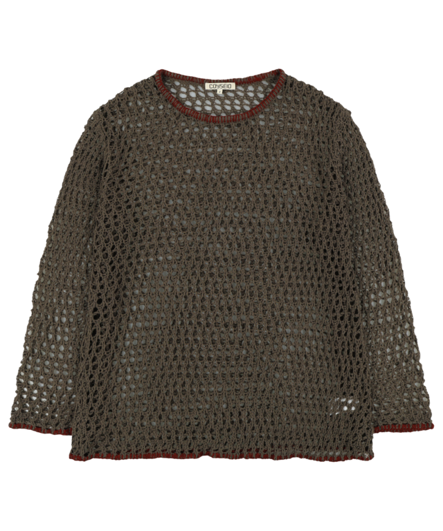 [COYSEIO] HOLE KNIT BROWN 正規品 韓国ブランド 韓国通販 韓国代行 韓国ファッション コイセイオ 日本 店舗