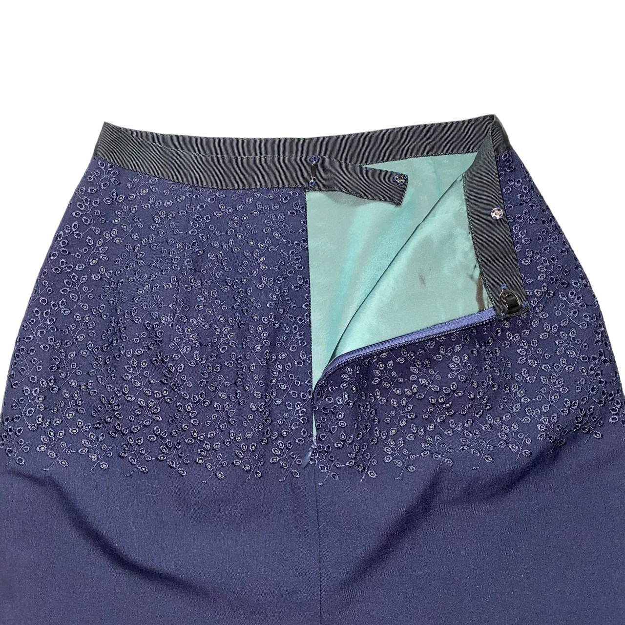 JEAN PAUL GAULTIER FEMME botanical punching design skirt