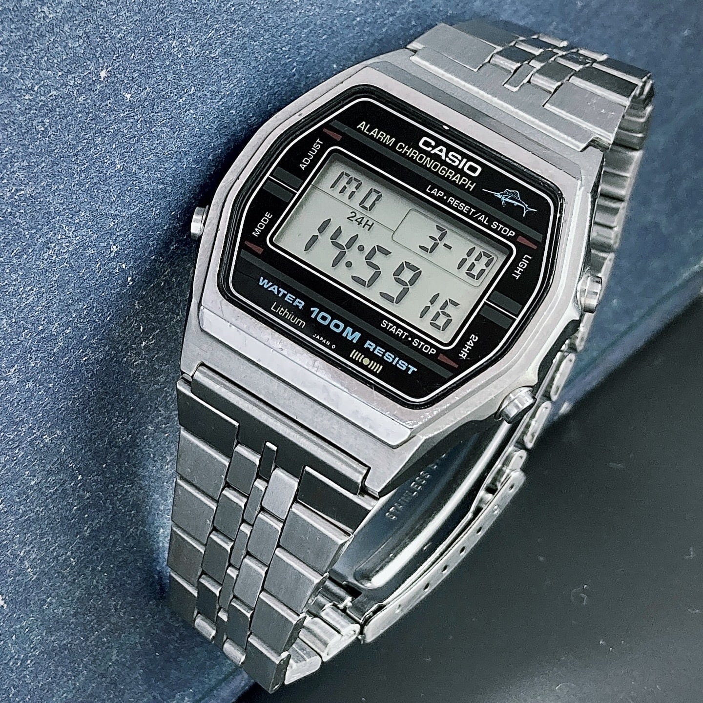 商品番号165 casio W750グレー marlin | ふるカシ時計