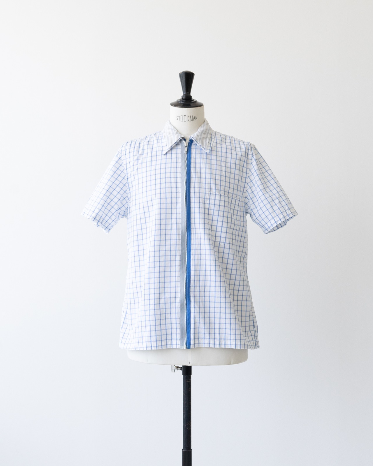 〈COMME des GARCONS SHIRT〉Short Sleeved Zip Shirt - 1