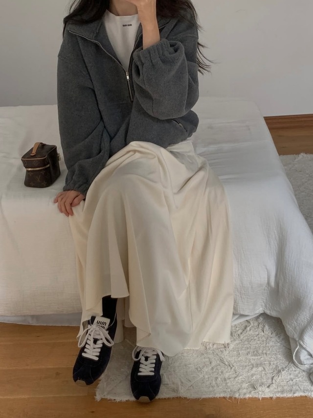 (予約) miel / Fleece sweatshirt 2color