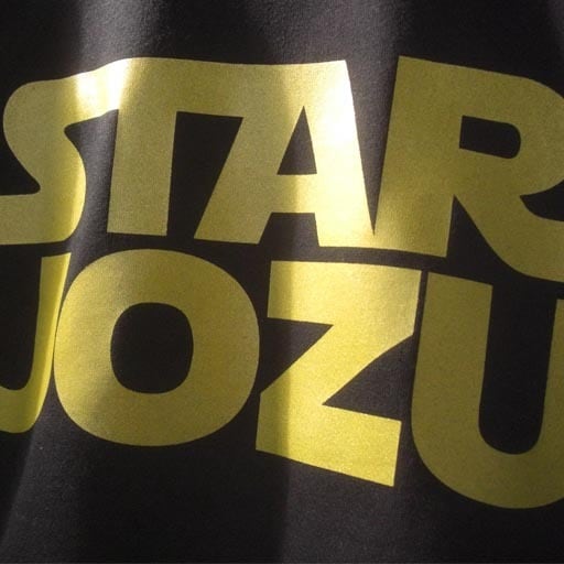 STAR UOZU　Tシャツ　ブラック×ゴールド