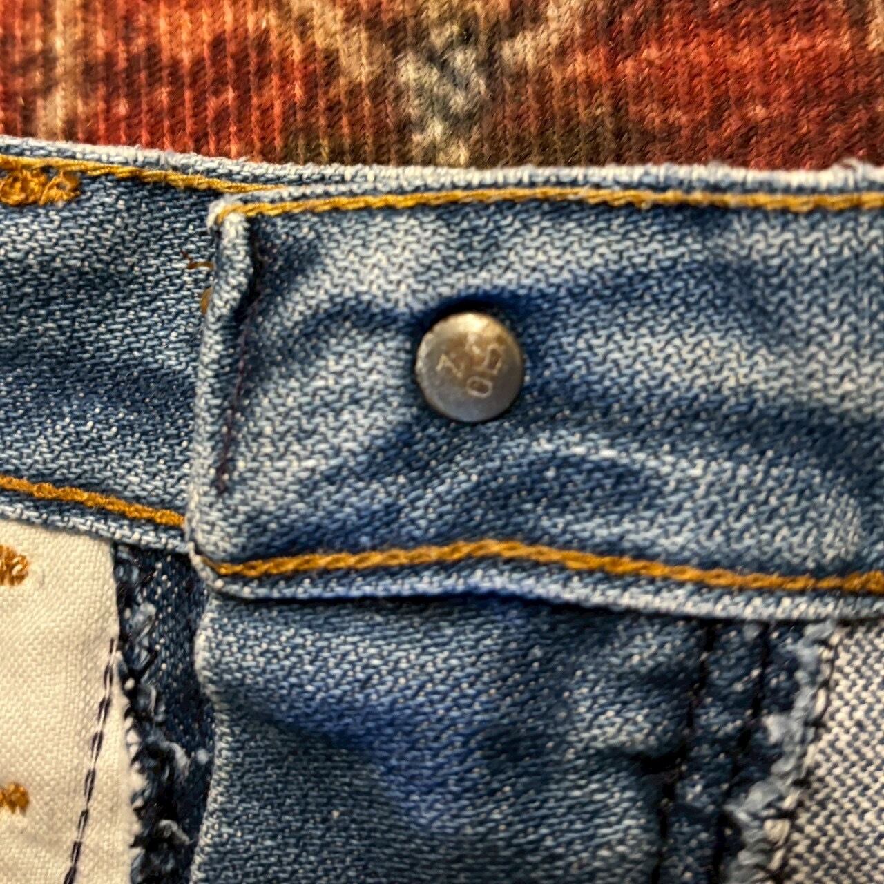 70sWrangler フレア ベルボトム コーデュロイ タグ付き デニムパンツ 70's Wrangler コーデュロイフレアパンツ ベルボトム W34×L32【1113A53