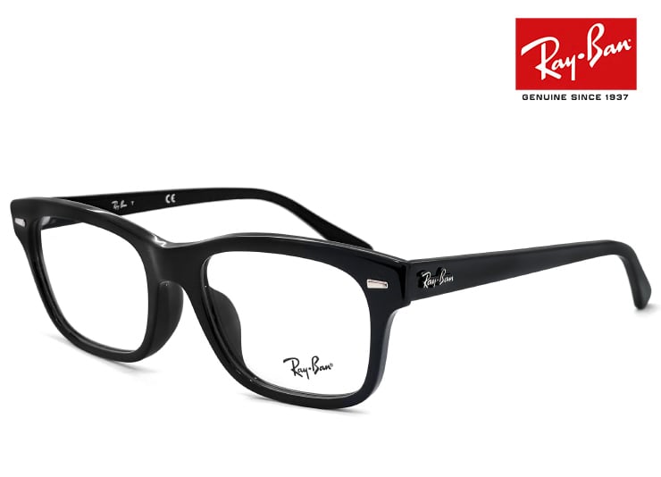 Lサイズ 大きい Ray-Ban 眼鏡 rx5383f-2000 レイバン メガネ メンズ ...