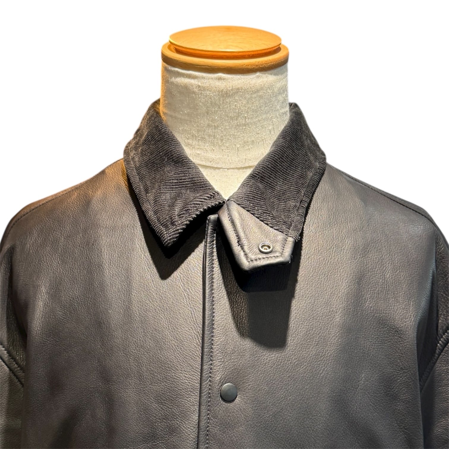 REMI RELIEF / Leather Coach Jacket Black | 【FLAGS】メンズ