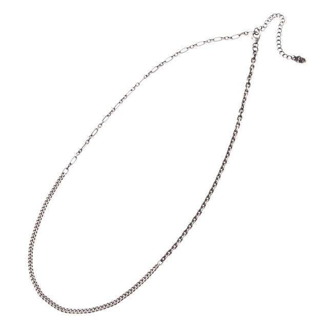 【新作】アルファミックスチェーンネックレス ACCN0074 Alpha mix chain necklace Silver Jewelry Brand