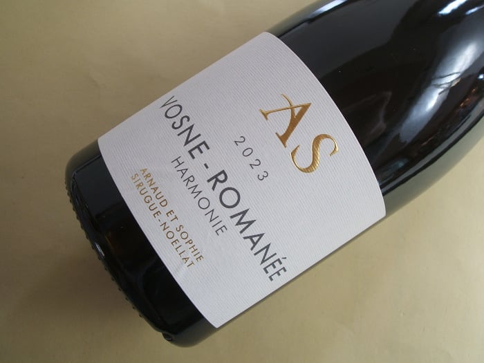ヴォーヌ・ロマネ アルモニー 2023年 アルノー&ソフィ・シルグ・ノエラ