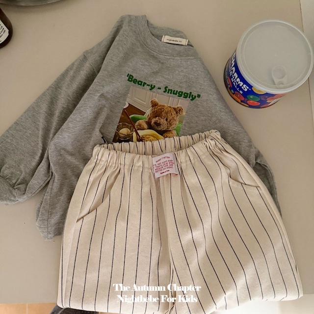 残り1点 即納⌇110cm ストライプ パンツ