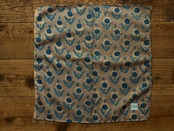 156ri049 Block Print Handkerchief b83