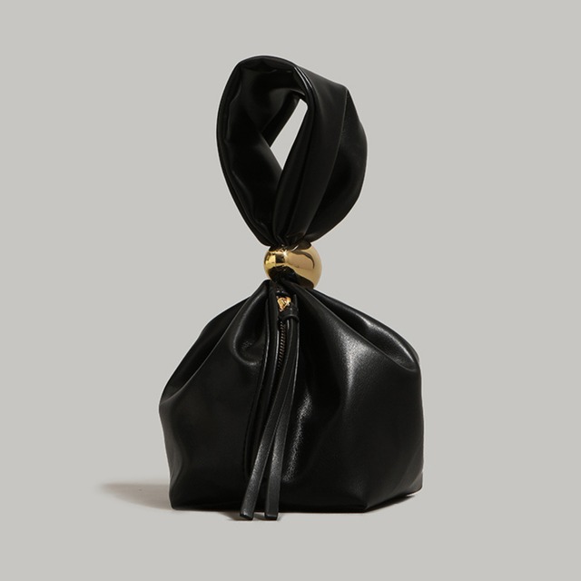 Noir Knot Bag　a0158