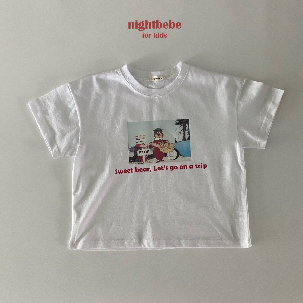 【nightbebe】sweet bear tee