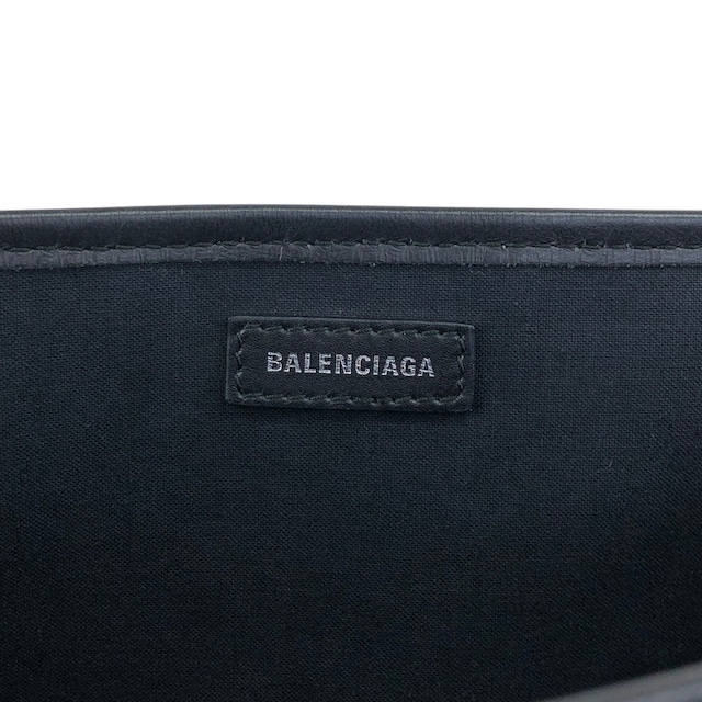 BALENCIAGA バレンシアガ カバスS ハンドバッグ ホワイト×ブラック ロゴ キャンバス トートバッグ vintage ヴィンテージ オールド bpp756