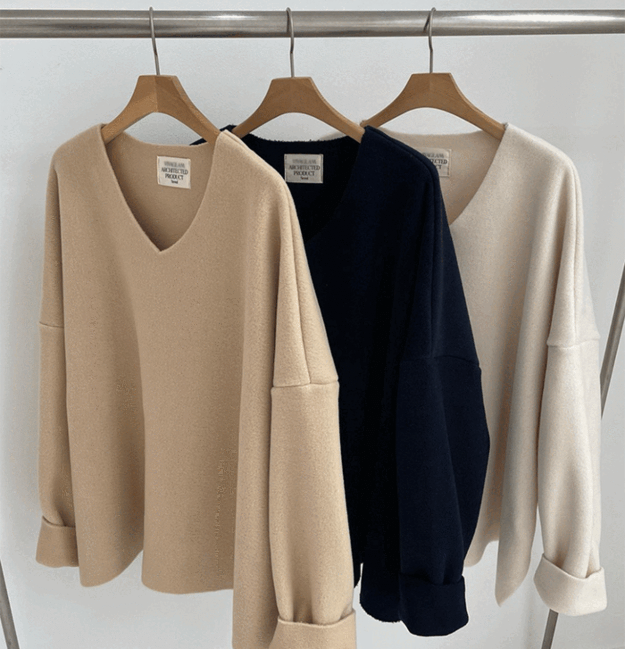 【25aw・再販】Soft-kimo Fleece Over-fit Tops_Cream
