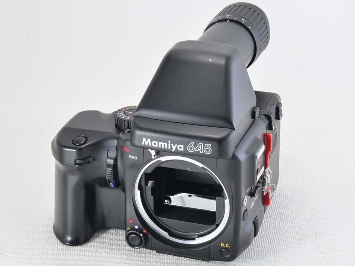 Mamiya 645 Proボディ ワインダーグリップ付 120ホルダー マミヤ 