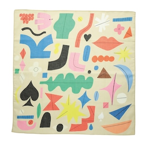 Olya Handkerchief Bird patterns ハンカチ