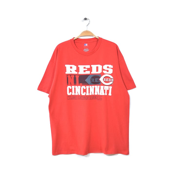 MLB メジャーリーグ CINCINNATI REDS シンシナティ レッズ オフィシャル ベースボール 野球 Tシャツ 赤 メンズXL 古着 @BB0583