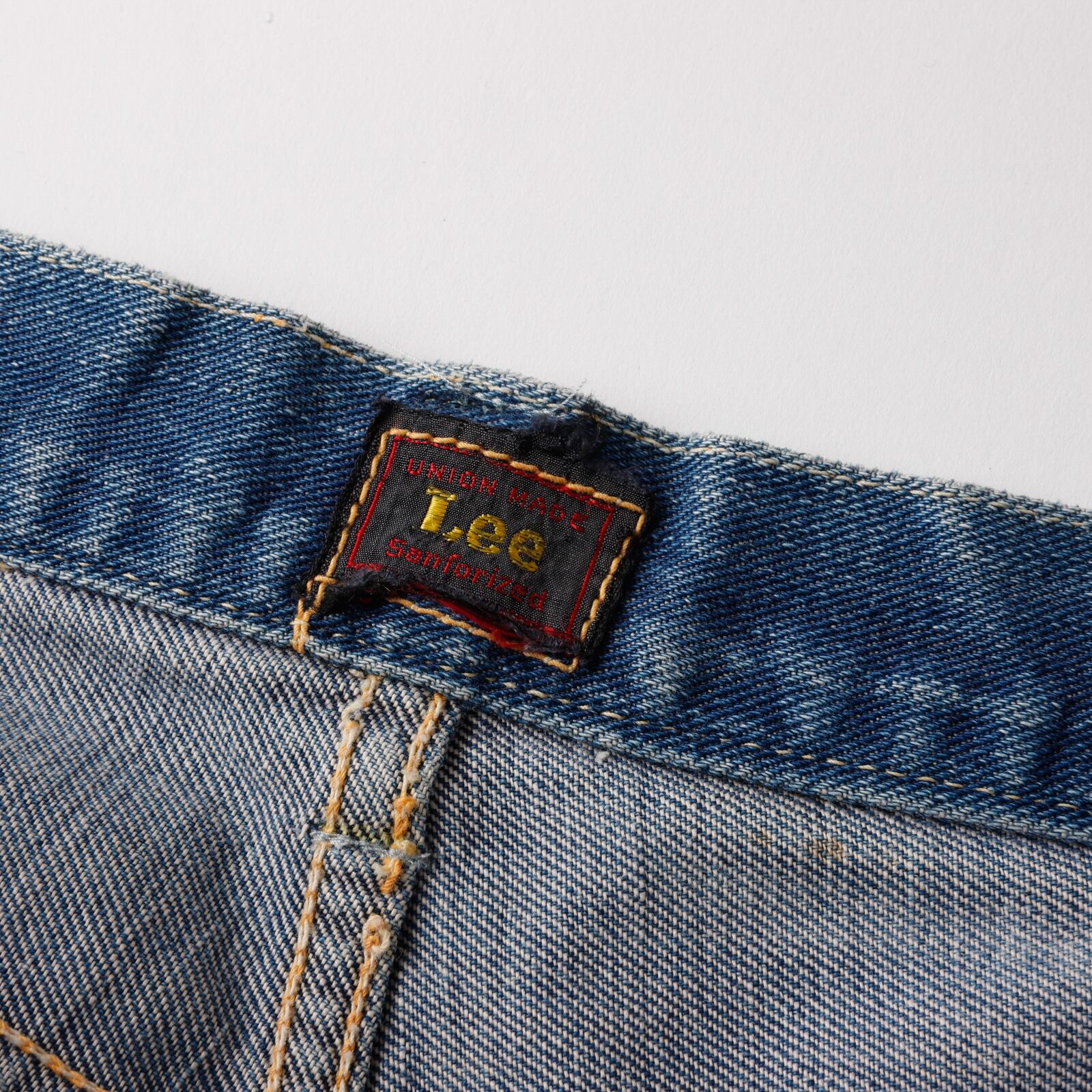 希少】40s Lee 101 special vintage denim made in USA center red 