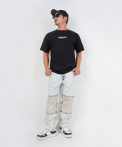 【#Re:room】VINTAGE PANEL SWITCHING WIDE DENIM［REP247］