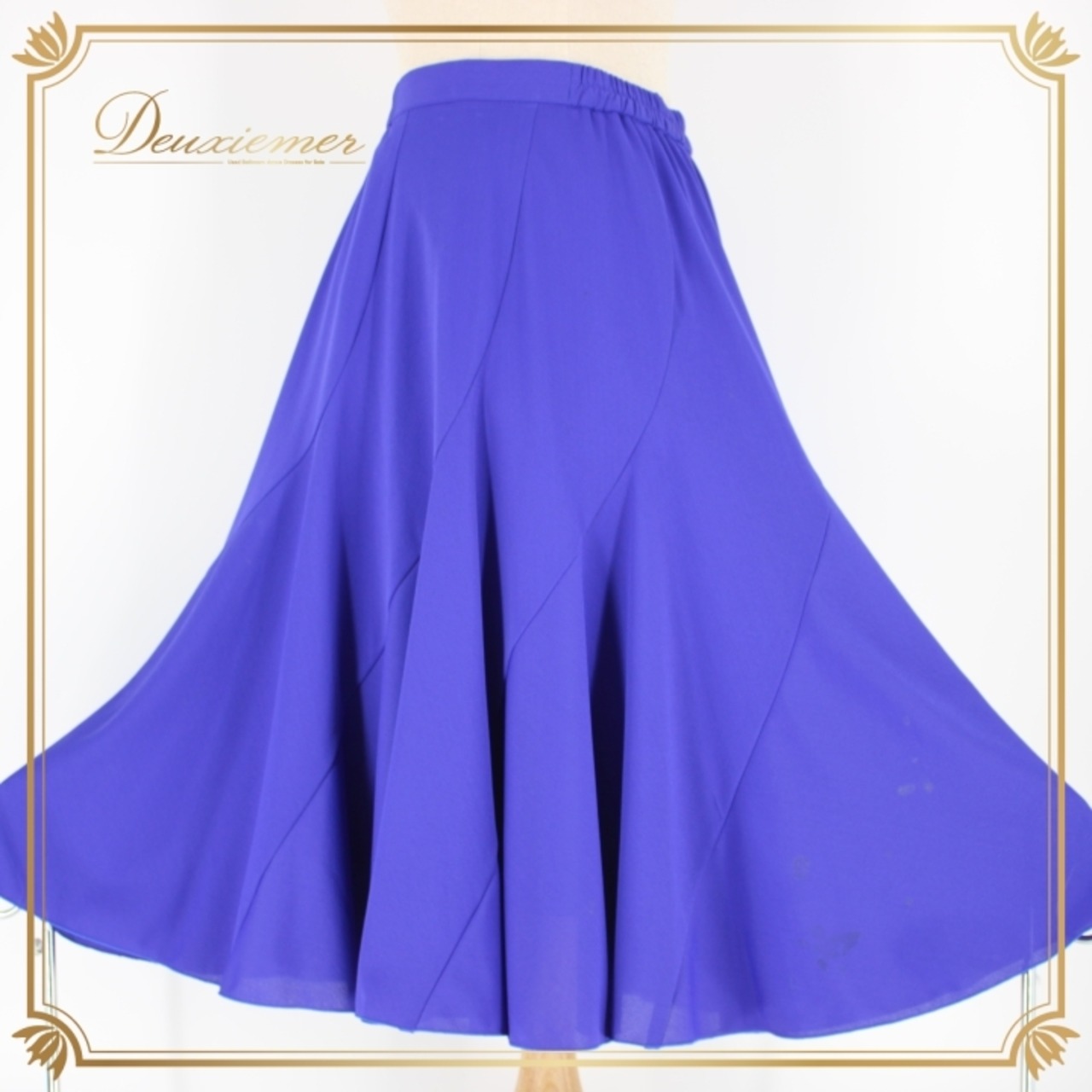 社交ダンス 衣装 スタンダード スカート レッスンウェア 女性用 オールシーズン Bright Proceed ブライトプロシード 紫 パープル系 華やか ダンス衣装 軽量 汎用性 高品質 フィット感 脚長効果 おしゃれ 可愛い 動きやすい 練習着 派手 結婚式 パーティー ファッション ストレッチ 通気性 艶やか スカート丈 長め シンプル 楽チン