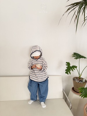 【予約】lovin' pleated denim pants