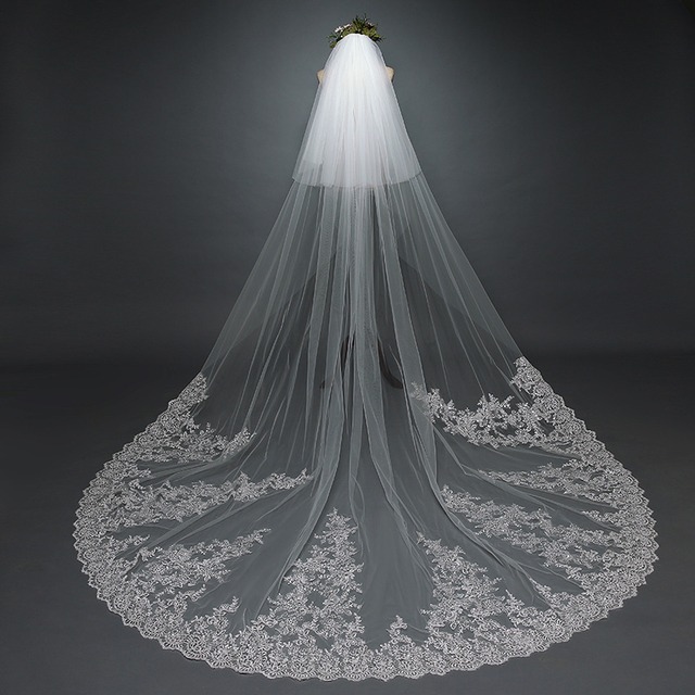 【ウェディングベール】 ウェディングベール ロング 刺繍 レース 結婚式 ホワイト 白 小物 ウェディング 結婚式 挙式 フォトウェディング 20代 30代 40代 シンプル 前撮り 後撮り 少人数ウェディング ナチュラル ウェディング レストランウェディング ガーデンウェディング リゾートウェディング カジュアルウェディング  ソロウェディング